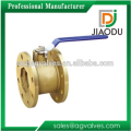 Top level best selling brass ball valve with flange